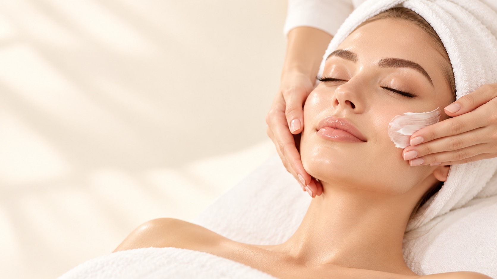 Facial treatment at Wendy Brow Singapore